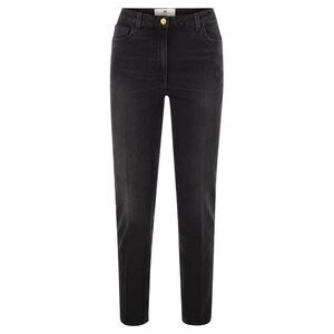 Elisabetta Franchi Women High-Waisted Slim-Fit Jeans